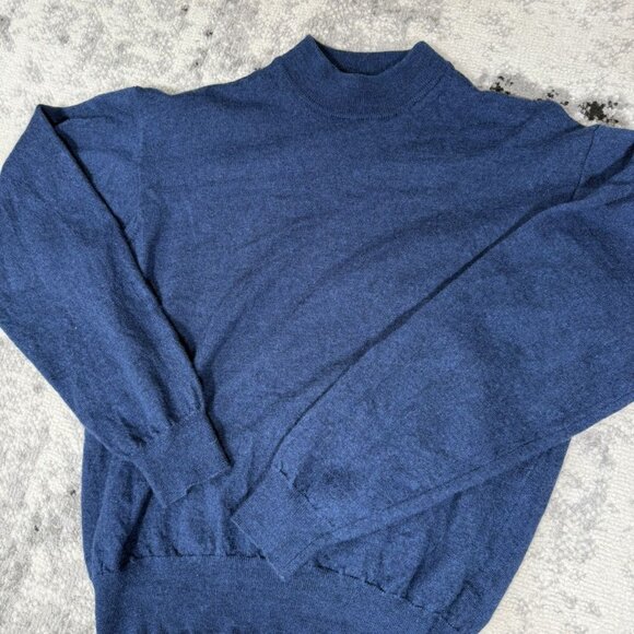 Vintage Valentino Merino Wool Navy Sweater - Picture 5 of 7